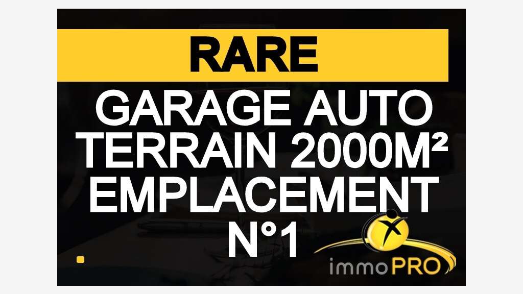 Vente garage auto prox grand axe autoroutier Lyon