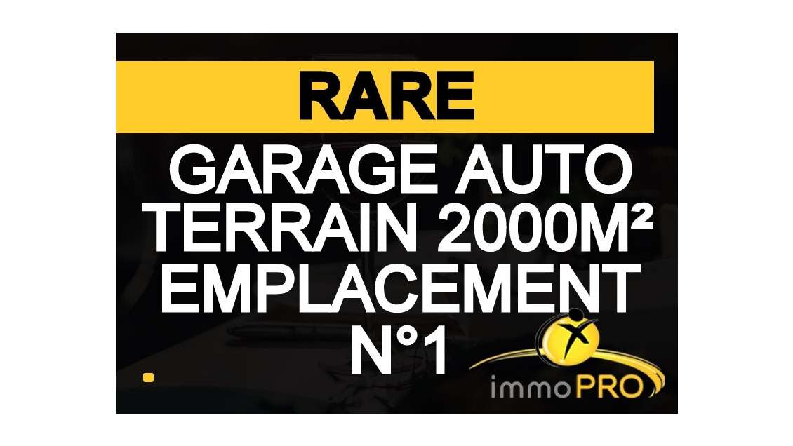 Vente garage auto prox grand axe autoroutier Lyon