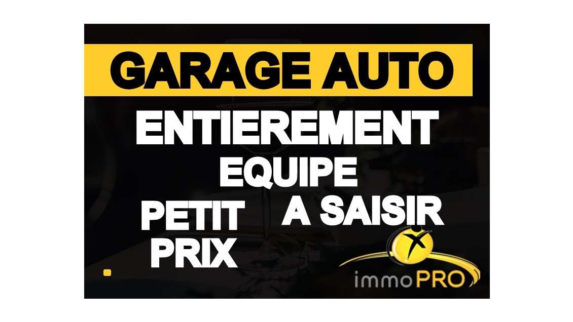 Vente garage auto équipé en vallée d'Azergue