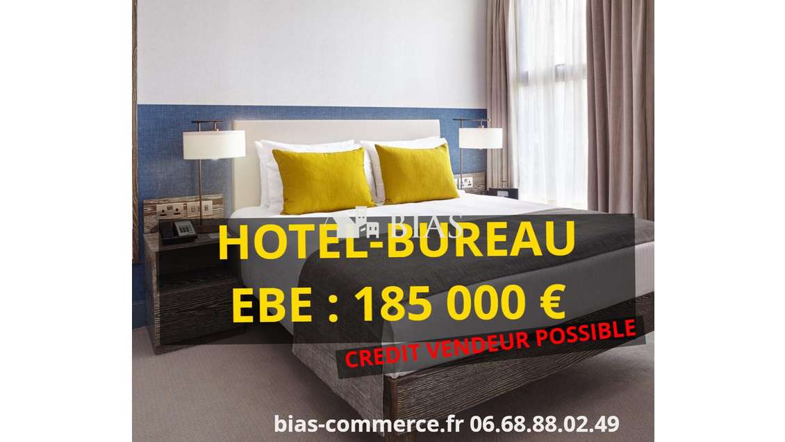 Hôtel bureau à vendre centre ville à 1h30 de Paris