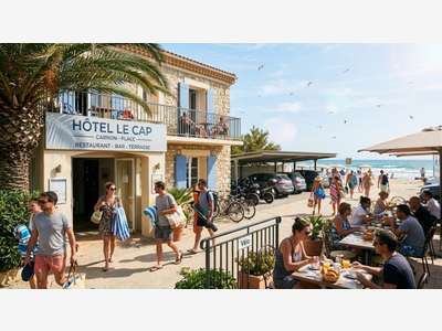 A vendre hôtel bureau 2 ** sur littoral Carnon