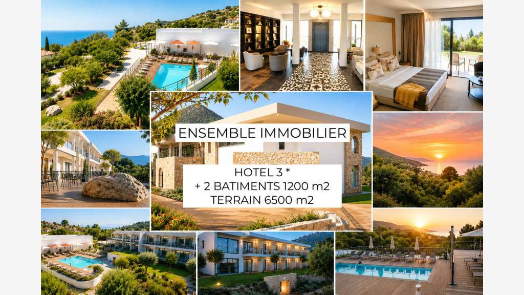 À vendre hôtel haut de gamme proche L'Île-Rousse