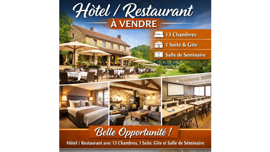 AV hôtel restaurant 13 chambres gite 1 suite Gien
