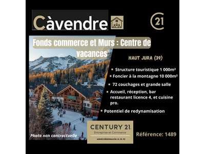 Vente Hôtel - Hôtel restaurant aux Rousses