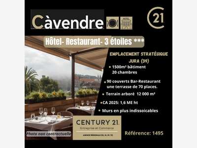 Vente hôtel restaurant clé en main dans le Jura