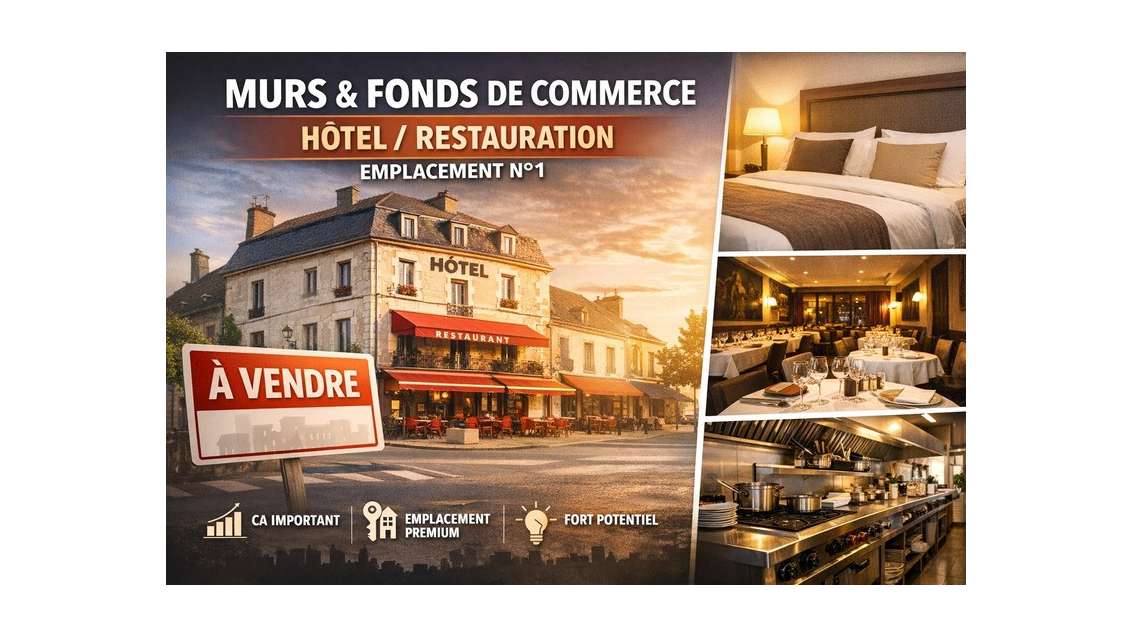 Vente murs & fonds hôtel restauration à Sancoins