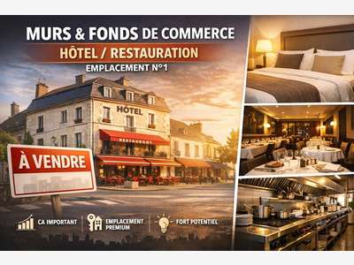 Vente murs & fonds hôtel restauration à Sancoins