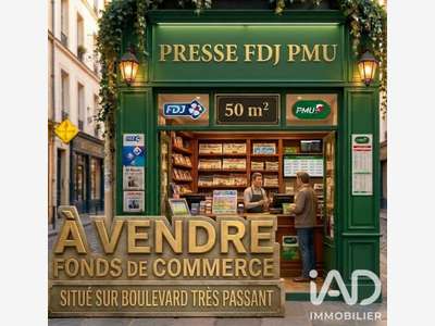 Vente librairie-papeterie avenue passante à Nice
