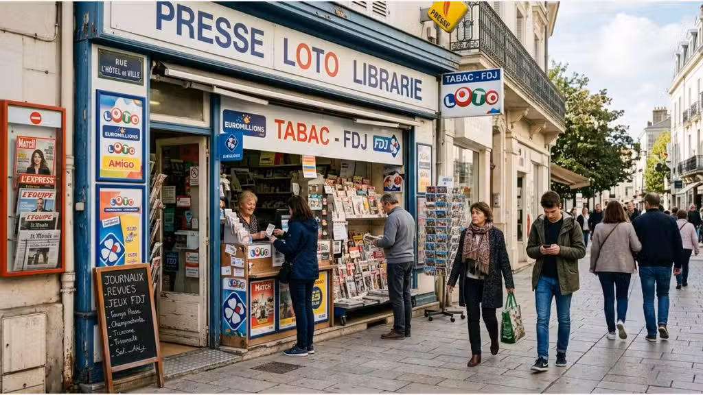 Vente FDC presse relais colis bimbeloterie Vichy