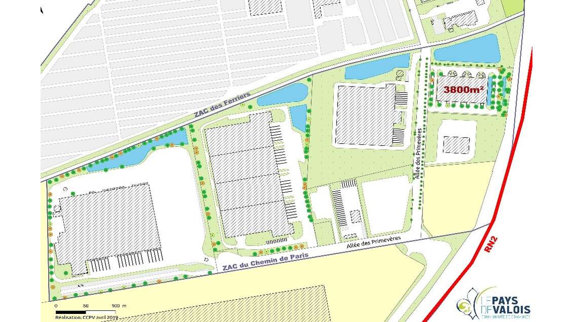 Vente local d'activités neuf 3741m² proche Paris