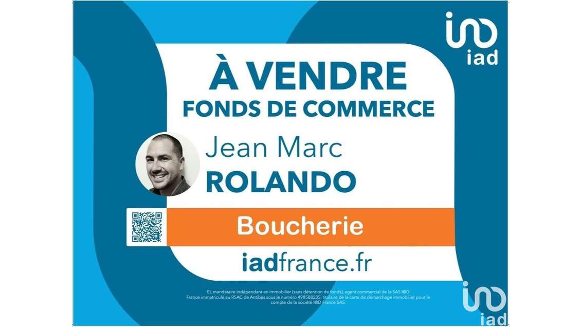 Vente boucherie quartier dynamique d'Antibes