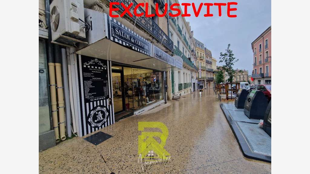 Vente salon de coiffure en centre ville de Béziers