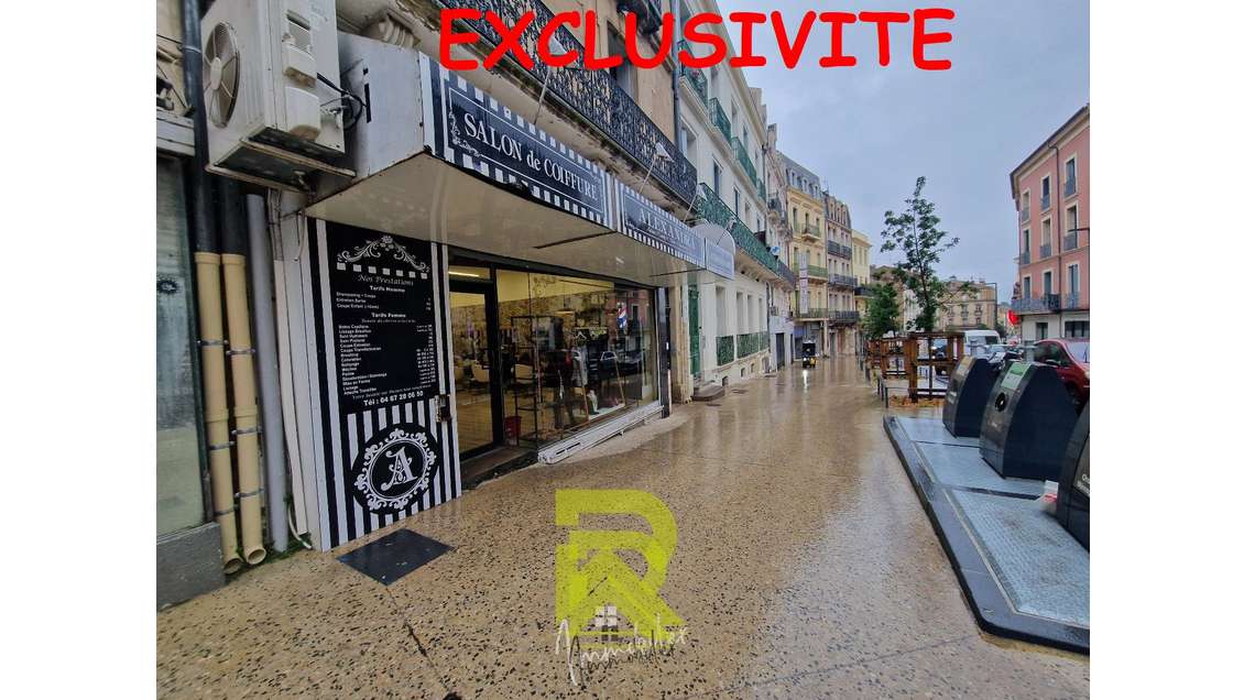 Vente salon de coiffure en centre ville de Béziers