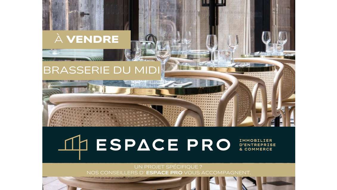 Vente restaurant du midi avec terrasse à Caen