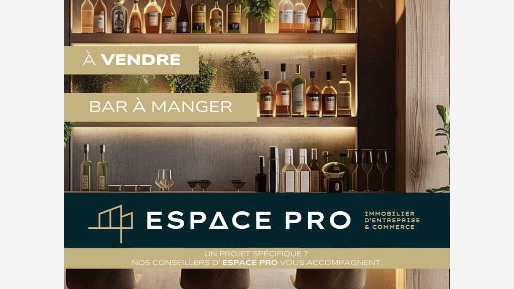 Vente bar à manger terrasse à Caen hyper centre