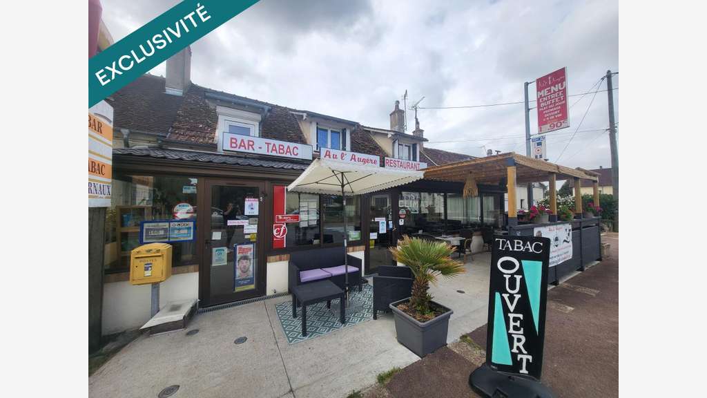 Vente bar tabac FDJ restaurant à Charenton-du-Cher
