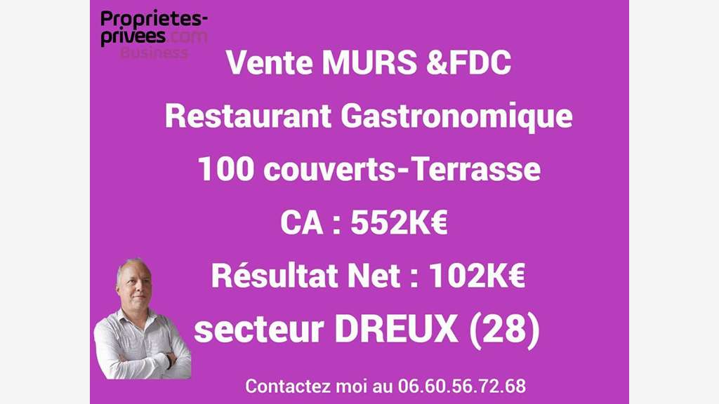 Murs & fonds restaurant gastronomique sur Dreux