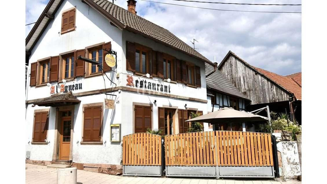 Vente fonds de restaurant à Hoerdt zone passante