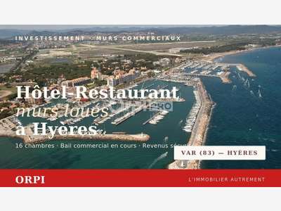 Vente hôtel 403m² murs loués à Hyères