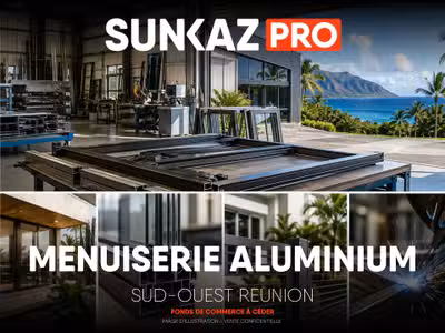 À vendre PME de référence menuiseries alu - 974