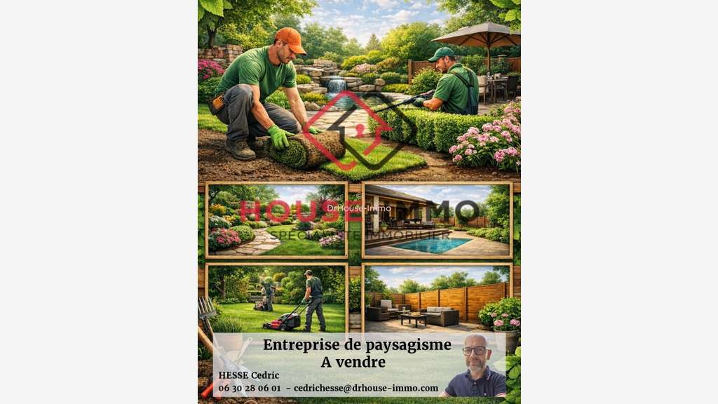 Vente entreprise de paysagiste le Landreau