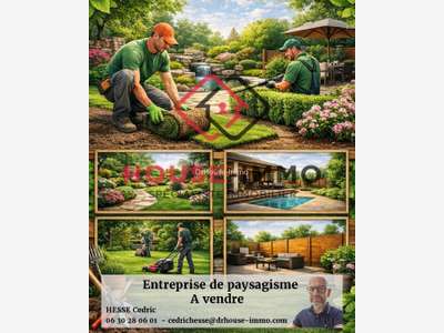 Vente entreprise de paysagiste le Landreau