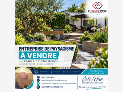 Vente entreprise de paysagiste le Landreau