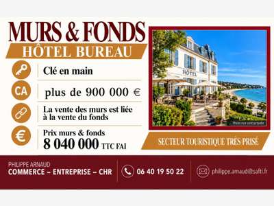 Vente hôtel bureau sur la Côte Atlantique