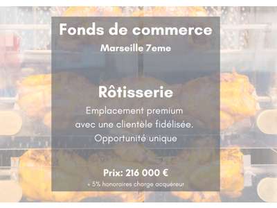 Vente Traiteur à Marseille 7e