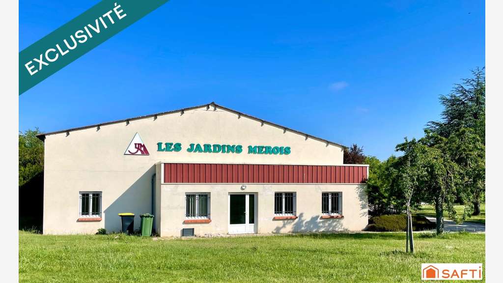 Paysagiste reconnu fond et immobilier inclus à Mer