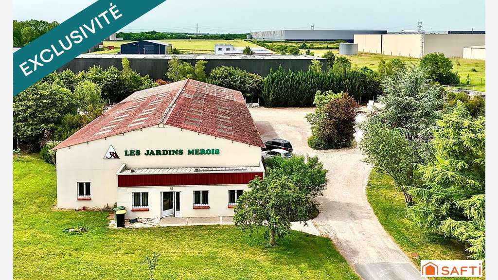 Paysagiste reconnu fond et immobilier inclus à Mer