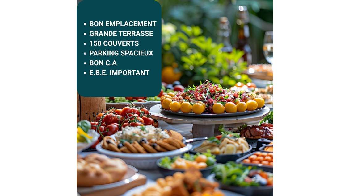 Vente restaurant de spécialités à Mougins empl n°1