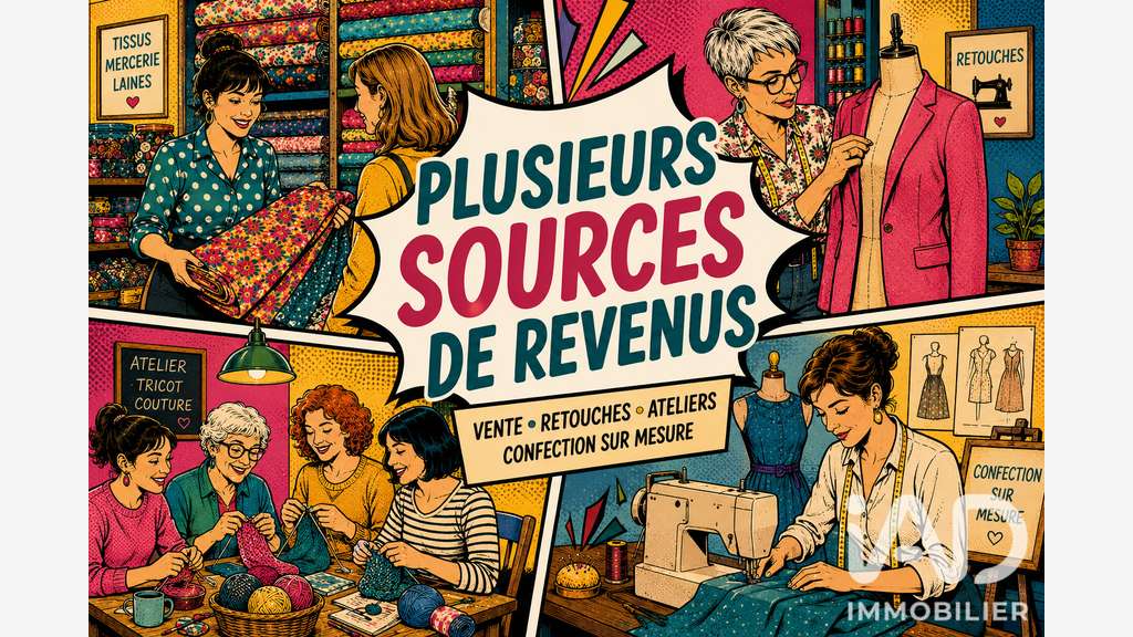Vente atelier de couture à Orléans centre