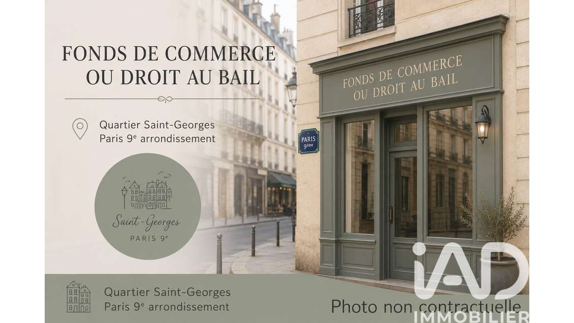 Vente cave à vin épicerie à Paris 75009
