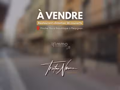 Vente restaurant à Perpignan place République