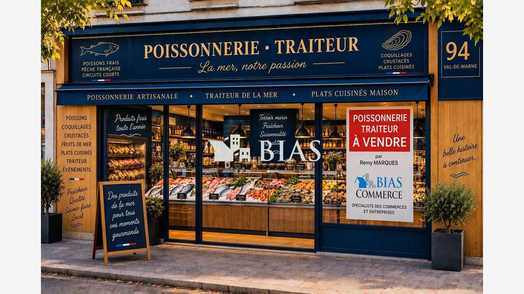 Vente poissonnerie et place de marché Val de Marne