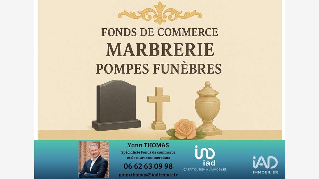 Vente marbrerie au Nord Ouest de Toulouse