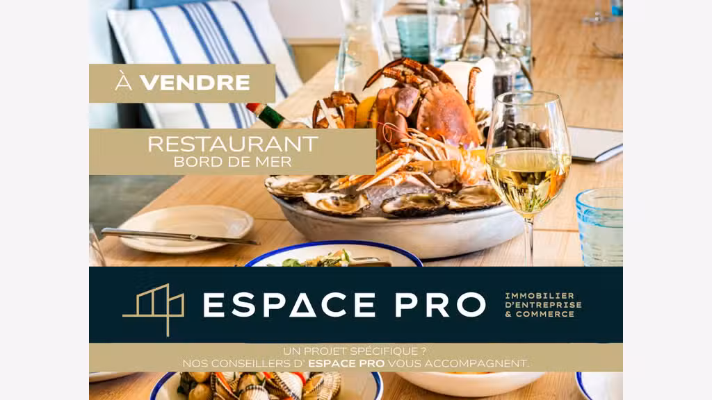 Vente restaurant bord de mer proche Deauville