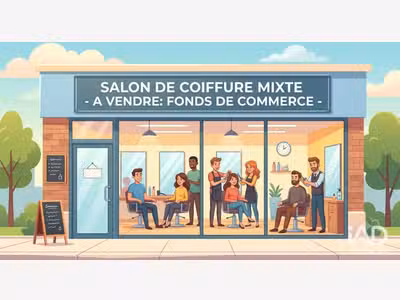 Vente salon de coiffure mixte à Voreppe