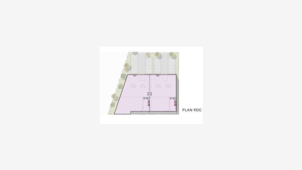 Vente local d'activité 1414m² en VEFA à Venelles