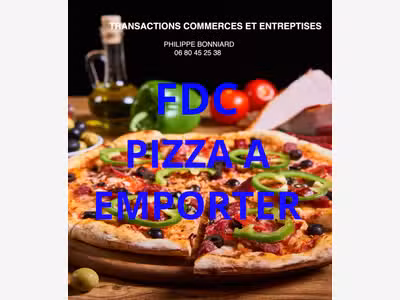 Vente FDC pizza à emporter axe très passant Dinard
