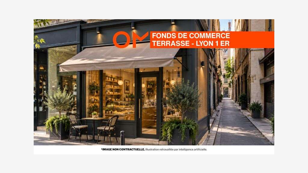Vente commerce de 79m² à Lyon 69001