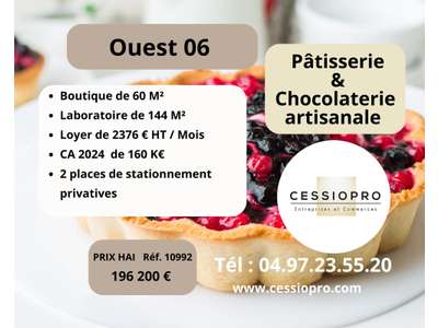 Vente Boulangerie - Pâtisserie à Grasse