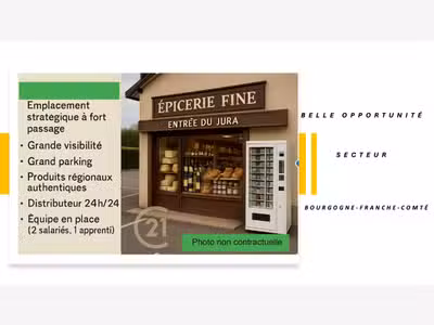Vente épicerie fine de 200m² à Lons le Saunier