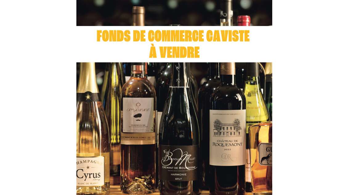 Vente fonds de commerce caviste Lubéron