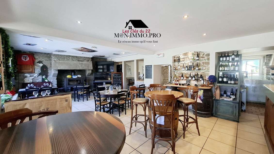 Vente bistrot cave à vins de 200m² à Ploumilliau
