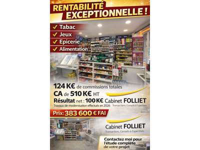 Vente Tabac - Presse - Loto à Strasbourg