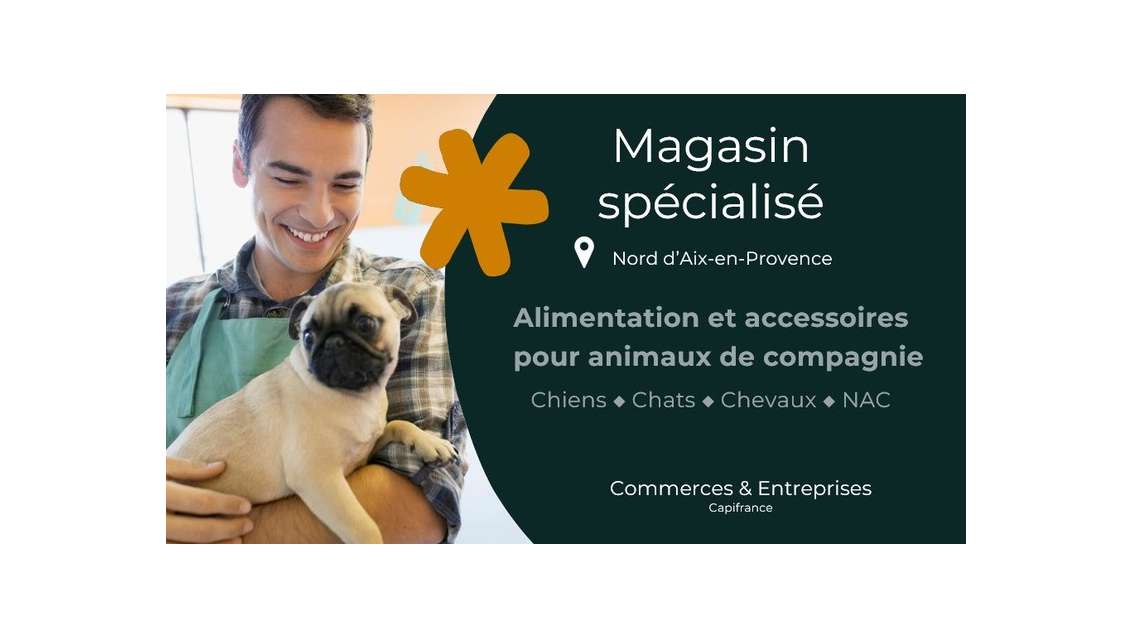 Vente FDC animaux de compagnie à Pertuis