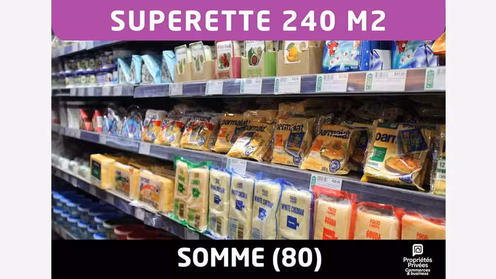 Vente supérette de 240m² en coeur de ville Amiens