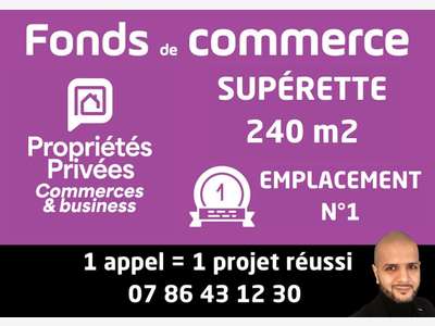 Vente supérette de 240m² en coeur de ville Amiens